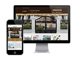 門業PC+微站同步/三網一體模板